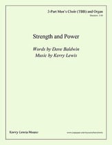 Strength and Power SAB choral sheet music cover